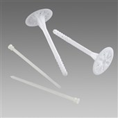 DEN BRAVEN Talířová hmoždinka PN 10 s plastovým trnem, natloukací, krátký rozpon 160mm